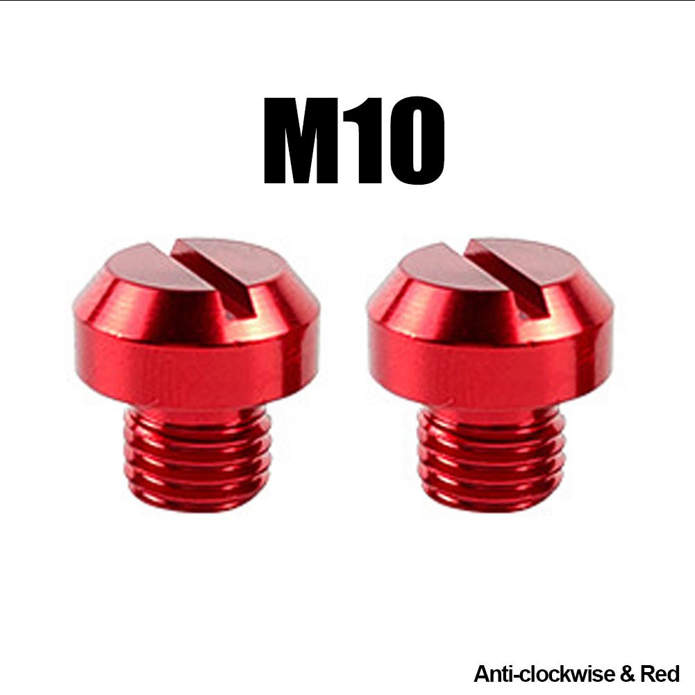 2 шт. Мотоциклетные M8 M10 CNC Алюминиевые M8 Заглушки для отверстий зеркал заднего вида Винты Держатель против ржавчины для зеркала заднего вида
