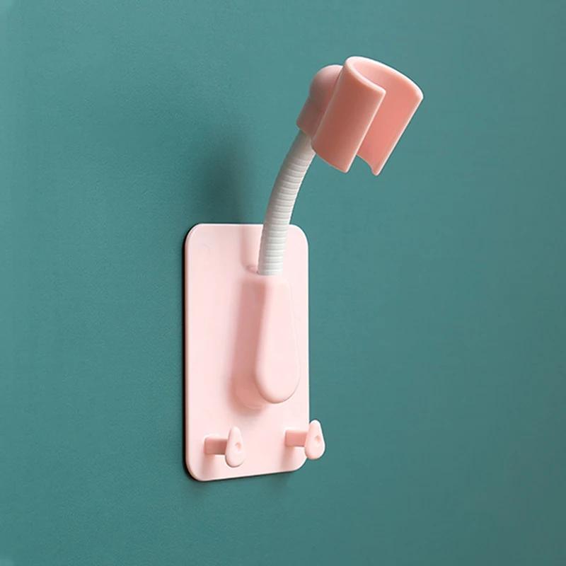 Держатель для душевой лейки без сверления, креативный силиконовый присосочный подвесной кронштейн-гусеница, съемное фиксированное сиденье, аксессуары для душа