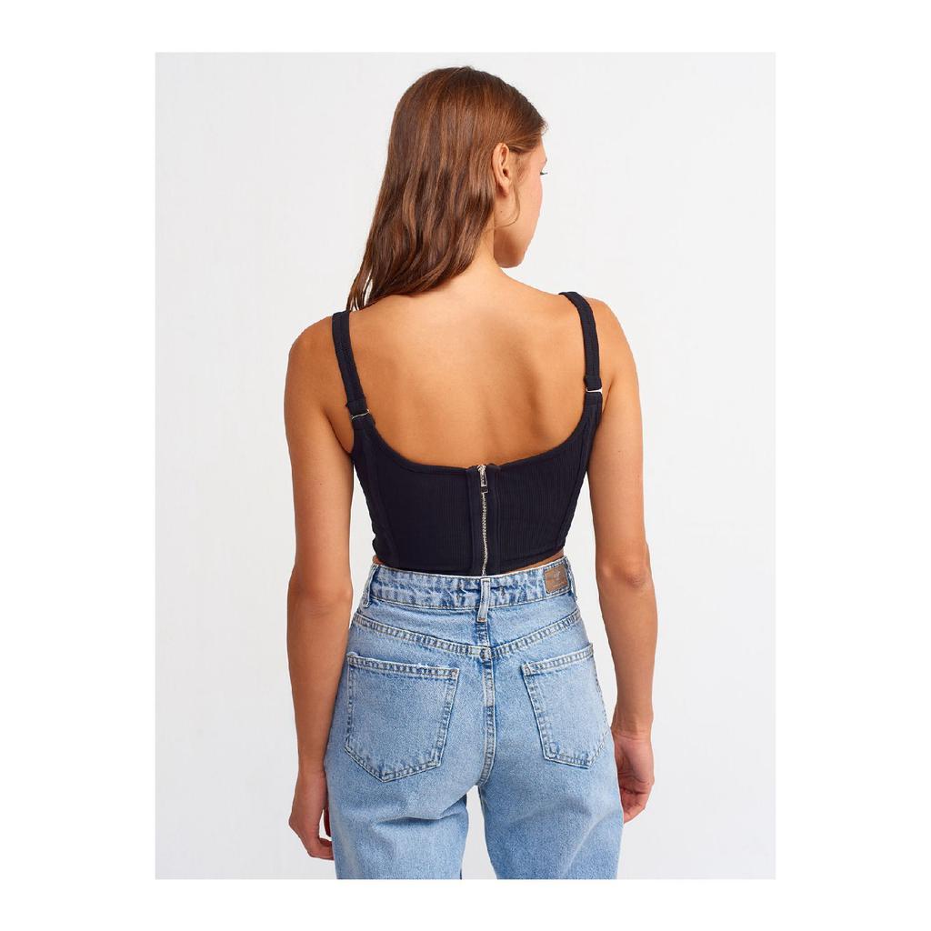 3793 Топ-корсет-черный