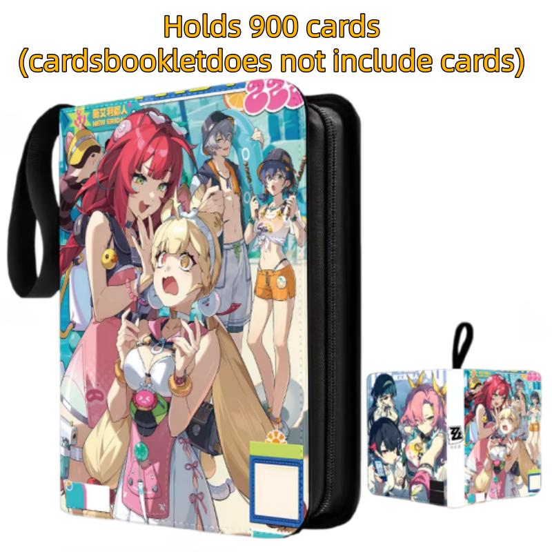400pcs/900pcs Zenless Zone Zero Card Album Book Folder Anime Collections Zipper Cards Binder Holder Toy Gift