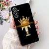 Чехол для Samsung Galaxy S24 FE S24 Plus Новый Чехол с Буквами Короны Мягкий Тонкий Чехол для Телефона Для Samsung S24 Ultra S 24 S24+ S24FE Корпус