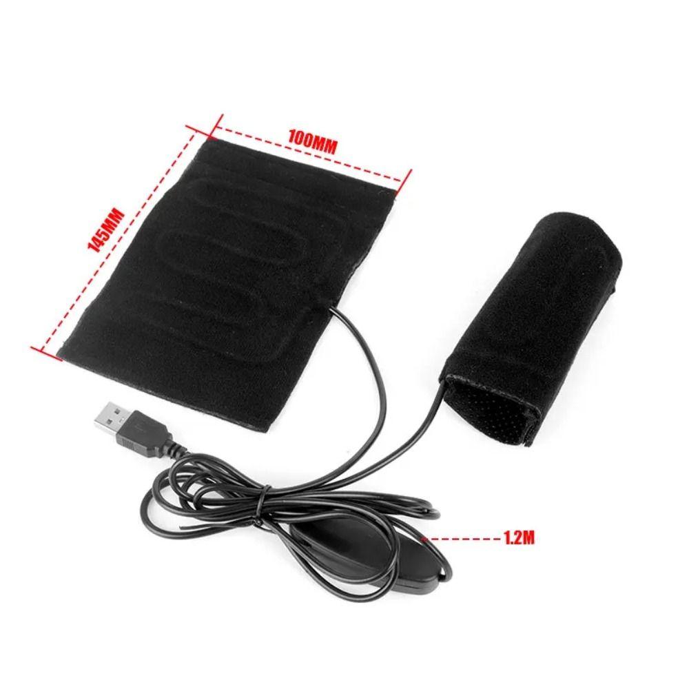 1Pcs 5V 2A USB Electric Handle Cover Fast Heating Heated Handgrips Motorcycle Accessories