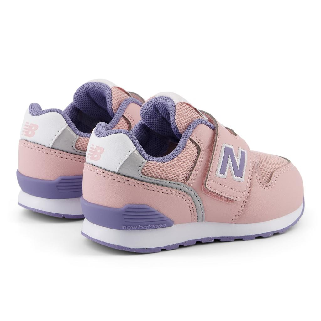 New Balance NB 996 Амортизация, Износостойкие Низкие Кроссовки для Малышей Серый Розовый Для Младенцев и Малышей IZ996EC3