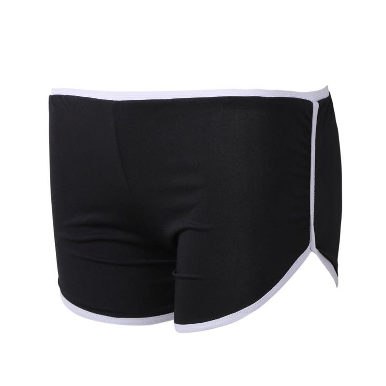 Summer Sexy Solid Color Low Waist Sports Running Hip Shorts