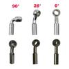 10X 10mm Motorcycle Hydraulic Reinforced Brake Clutch Oil Fuel Hose Line Pipe Fitting Joint Brake Line Adapter 0 28 90 Degree