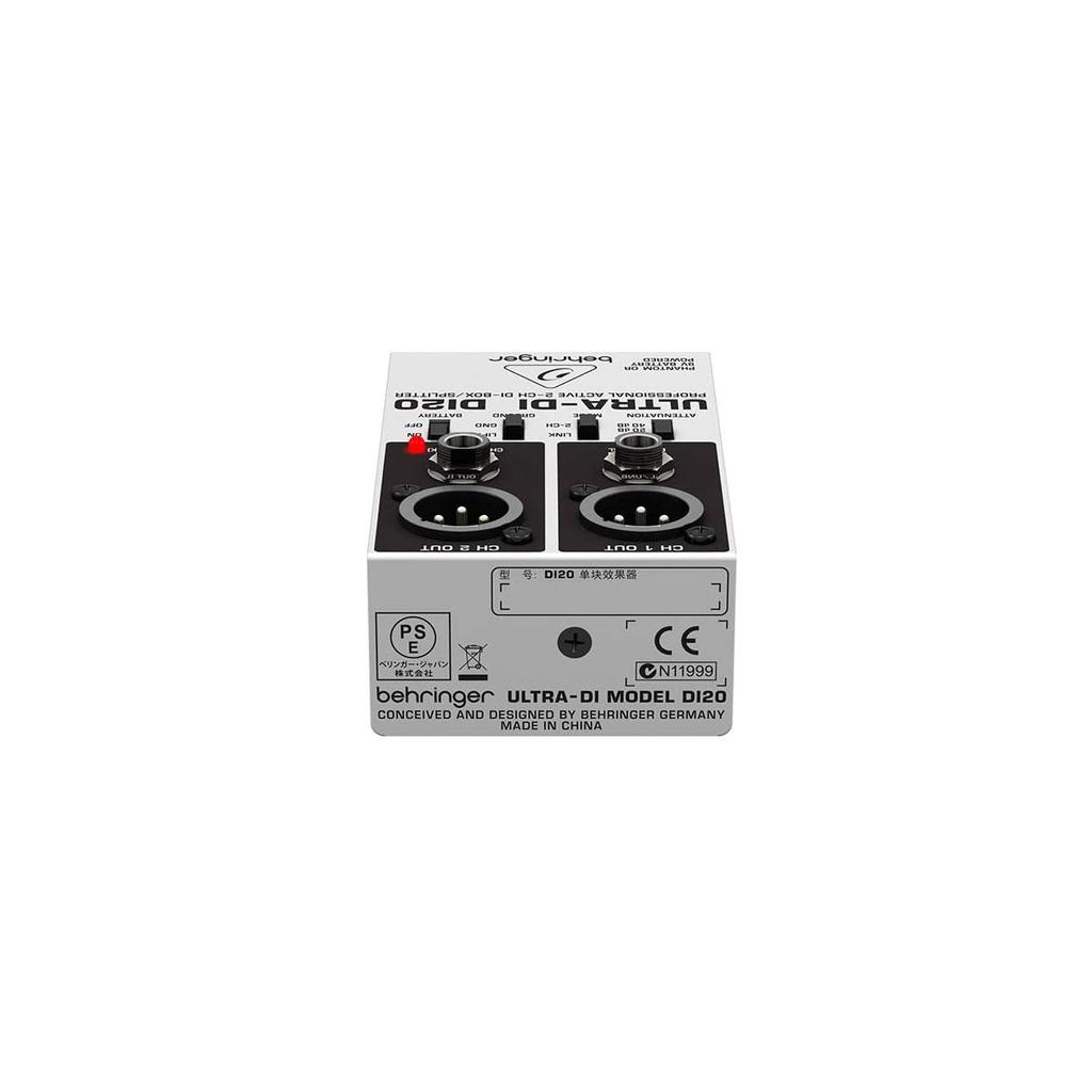 Behringer Direct Box 2ch Splitter Фантомное питание DI20