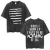Мерч с тура The Black Parade Винтажные стираные футболки Панк-рок группа My Chemical RoУнисекс футболка Подарки для фанатов Унисекс Женские футболки