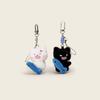 Fish Cat Plush Keychain With Cute Anime Style For Bags And Keys