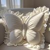 Princess Butterfly Living Room Pillow With Cotton Cover For Home And Car Use