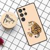 Мультяшный Толстый Тигр Чехол Для Samsung Galaxy S25 Ultra S23 S22 S21 S20 S24 Ultra S9 S10 Plus S24 FE Чехол Для Телефона