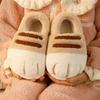 Adorable Kitty Claw Slippers Women's Home Shoes Non Slip Furry Mules Fashion Warm Fluffy Slides Outdoor Cat Slippers
