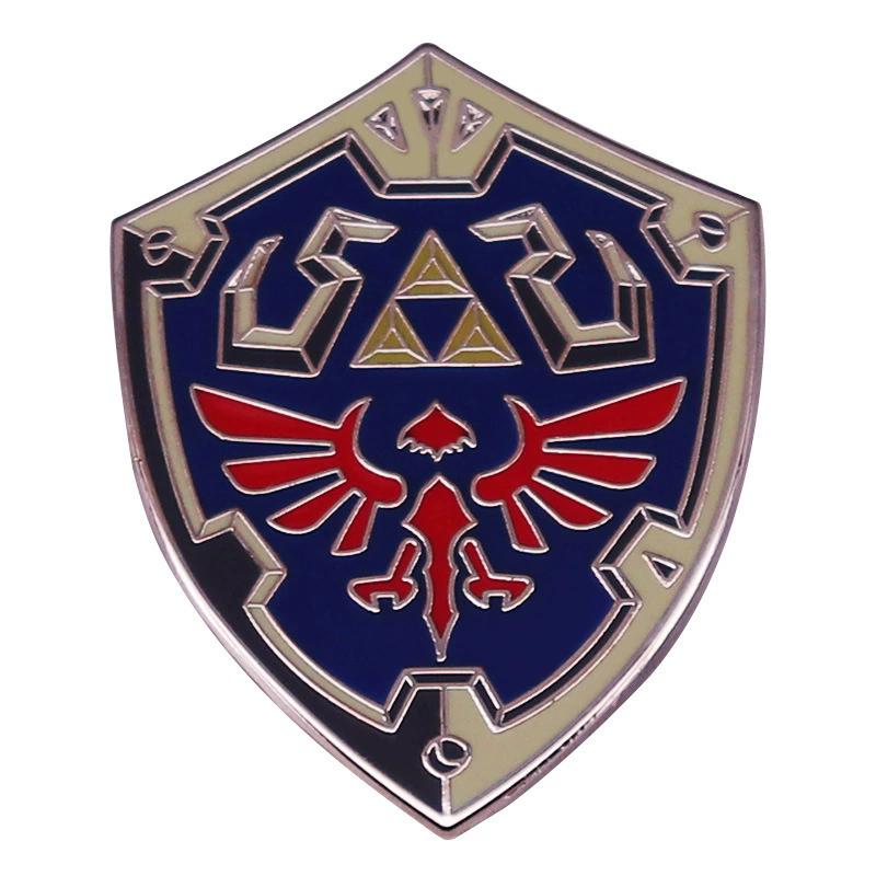 Эмалевые значки The Legend of Zelda Аниме Зельда Манга Броши для Женщин Мужчин Значки на Лацкан Значки на Рюкзак Одежду Аксессуары Подарки