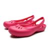 Summer Lightweight Non-Slip Hole Shoes Women's Flat Sandals Nurse Shoes Casual Jelly Beach Shoes Female Waterproof Flip Flops