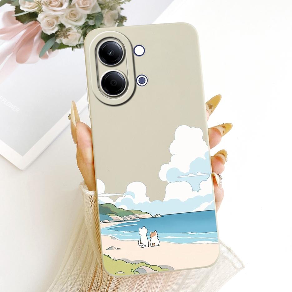 Для Vivo Y05 4G Чехол Милый Собака Панда Мультяшный Чехол Ударопрочный Мягкий ТПУ Чехол для Телефона Для Vivo Y11d Y 05 VivoY05 VivoY11d Fundas Сумки