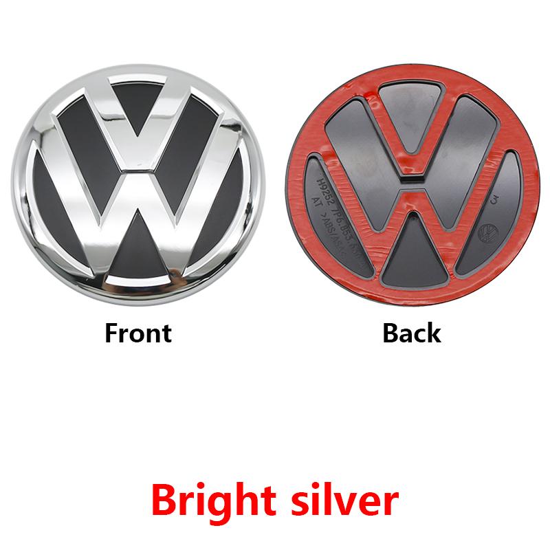 Valve Stems Caps For Volkswagen Touareg 2011-2015 Rear Emblem Trunk Badge Logo Rear Tailgate Decal Sticker Compatible With VW To zd5