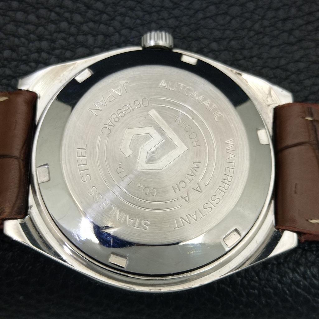 VINTAGE RICOH R31 AUTOMATIC JAPAN MENS ORIGINAL DIAL WATCH a707993-1