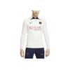 Nike Paris Saint Germain повседневная спортивная футболка с круглым вырезом и длинным рукавом для мужчин, топы цвета Off-White DX3108-116