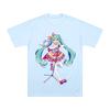 MIKU Северная Америка EXPO 2026 Северные футболки Хатсуне Комикс Мику Музыка Высококачественная Повседневная Хлопковая Футболка Унисекс С Круглым Вырезом Одежда