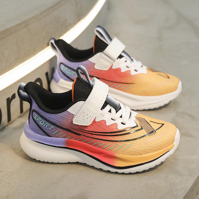 Детская серия 7pro кроссовки сетчатые дышащие для средних и старших детей на липучках для мальчиков нескользящие кроссовки