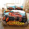 3D Print Blaze N Monster Machines Bedding Set Cartoon Duvet Cover Double Twin Full Queen King Adult Kid Bedclothes Quilt Co