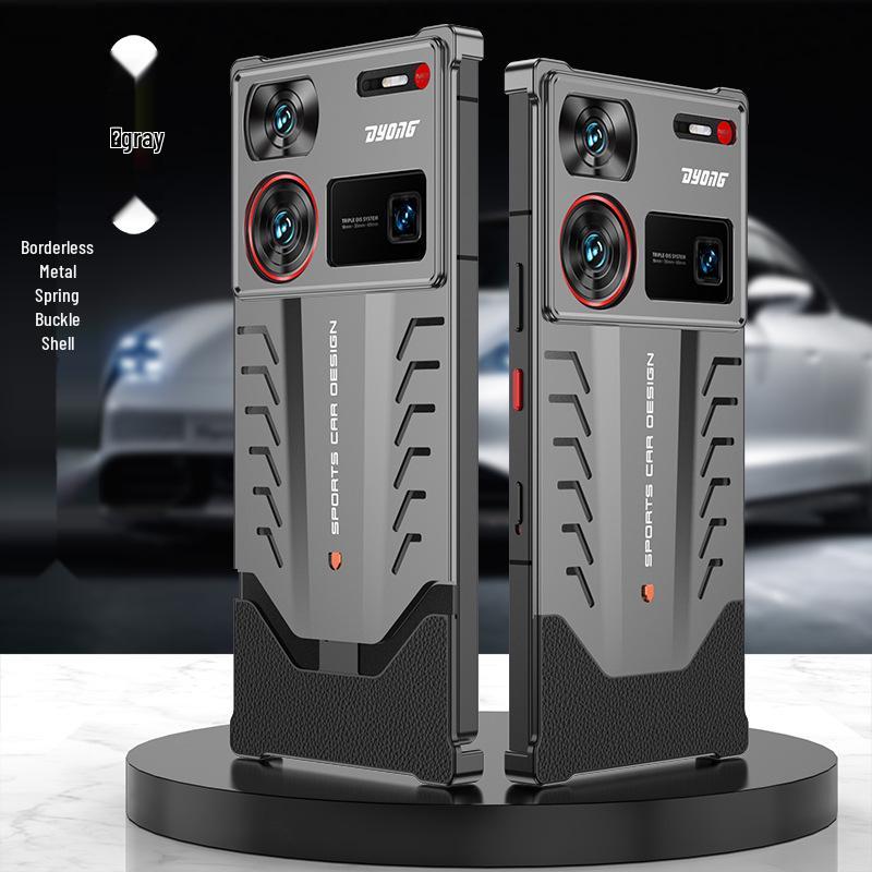 Подходит для безрамочного чехла AZ60ultra Porsche с дизайном суперкара и металлическими текстурными акцентами