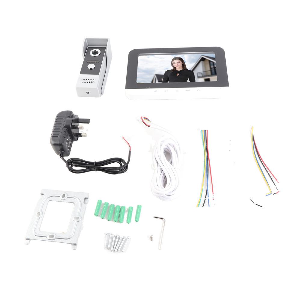 Видеодомофон 7 дюймов TFT LCD Интерком Домофон Проводной Wi-Fi Дистанционное управление Разблокировка Монитор