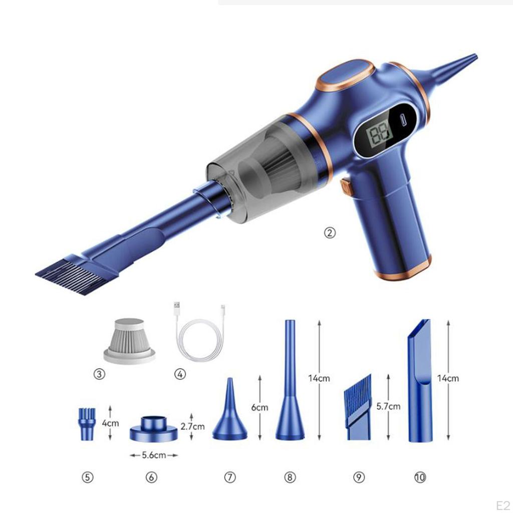 Компактный беспроводной пылесос для уборки дома и автомобиля