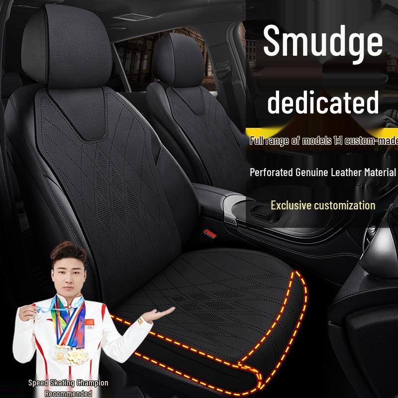 Чехлы на сиденья Geely Binyue CVT/DCT - Версии Super Energy и Dragon Soaring; Кожаные подушки.
