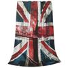 Pattern of the British flag digital-printed polyester Bedroom velvet flannel cover blanket Fleece soft cover blankets for beds
