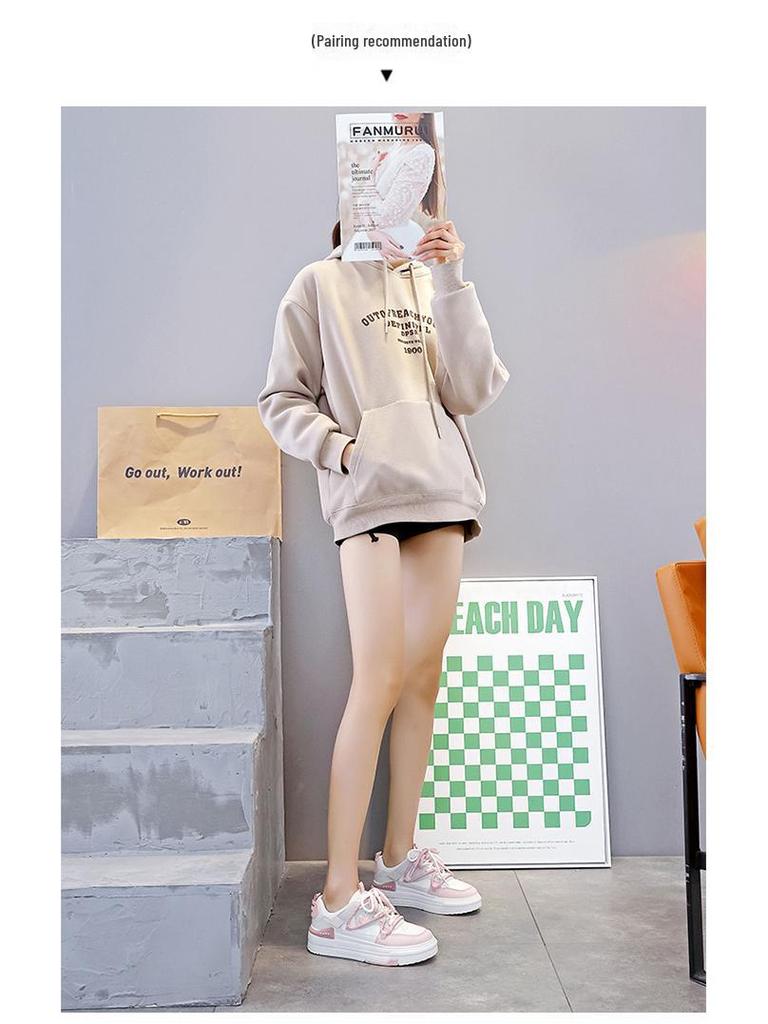 Женские повседневные туфли на толстой подошве весна 2025 г., белые, удобные, мягкие, универсальные для студентов, K1316