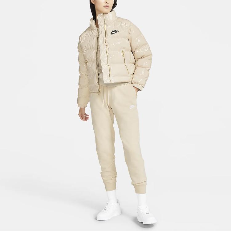 Nike Пуховик Зимний Женский Бежевый CU6713-140