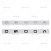 3D ABS Буквенный значок OMODA Подходит для Chery Omoda Задняя дверь багажника Значок для модификации