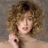 Curly Human Wavy Brazilian Synthetic Fiber Short Wave Wigs Synthetic Wigs Curly Wigs Full Wigs