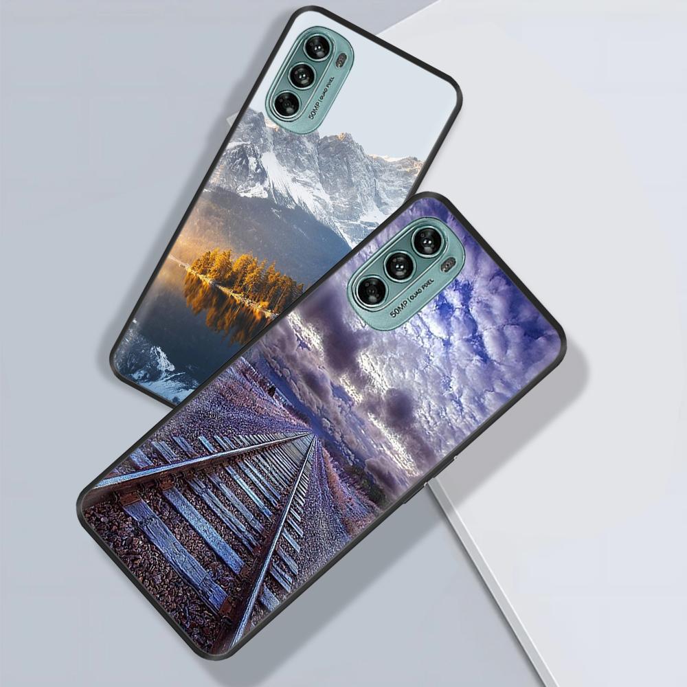 Чехол для Moto G62 5G Чехол Милый Мультяшный Принт Мягкий Черный Силикон Чехлы для Телефона Для Motorol Moto G62 G 62 Чехол Ударопрочный Fundas