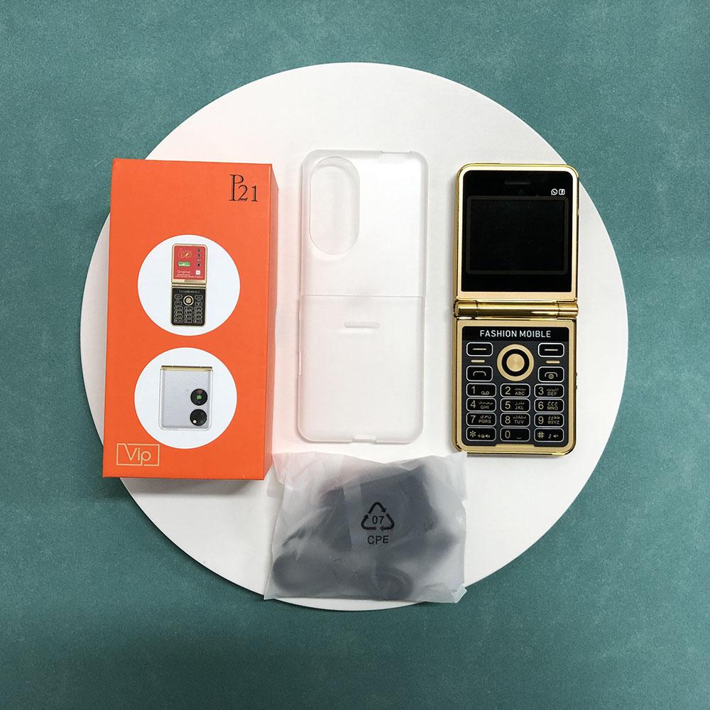 Складной телефон P21, 2,4 дюйма, HD, GSM, четыре SIM-карты, большие кнопки, камера, музыкальный проигрыватель Magic Voice, 1200 мАч, FM-светодиодный фонарик, ультратонкий раскладной телефон