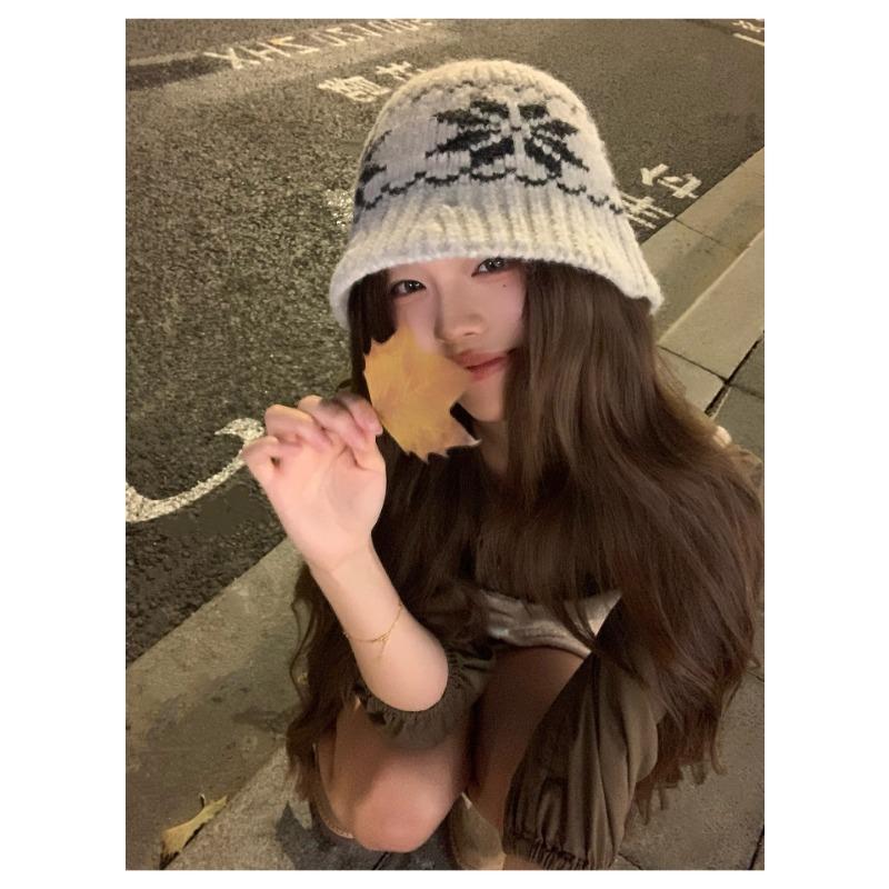 Women S Winter Knitted Fisherman Hat Warm Large Brim