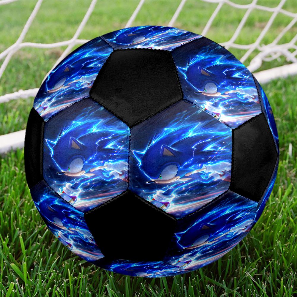 Sonic Theme Size 5 Soccer Ball, Suitable for Both Indoor and Outdoor Matches, a Gift Suitable for Everyone.