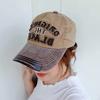 Unisex Vintage Baseball Cap Washed Cotton Hats For Men Women Casual BLACK Letter Embroidery Cap Outdoor Sports Cap