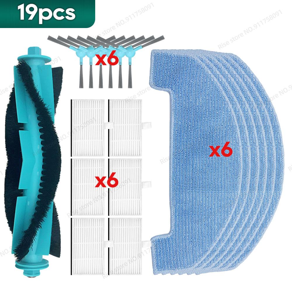 Compatible for Conga 7690 Immortal Max, Lubluelu L15, IRBIS Bean 0421, MONSGA MS1 MAX Spare Parts Main Brush Hepa Filter
