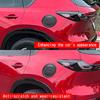 For Mazda CX‑5 2026‑2028 LHD RHD Fuel Tank Cap Cover Trim Gloss Black Carbon Fiber Texture Car Exterior Accessories