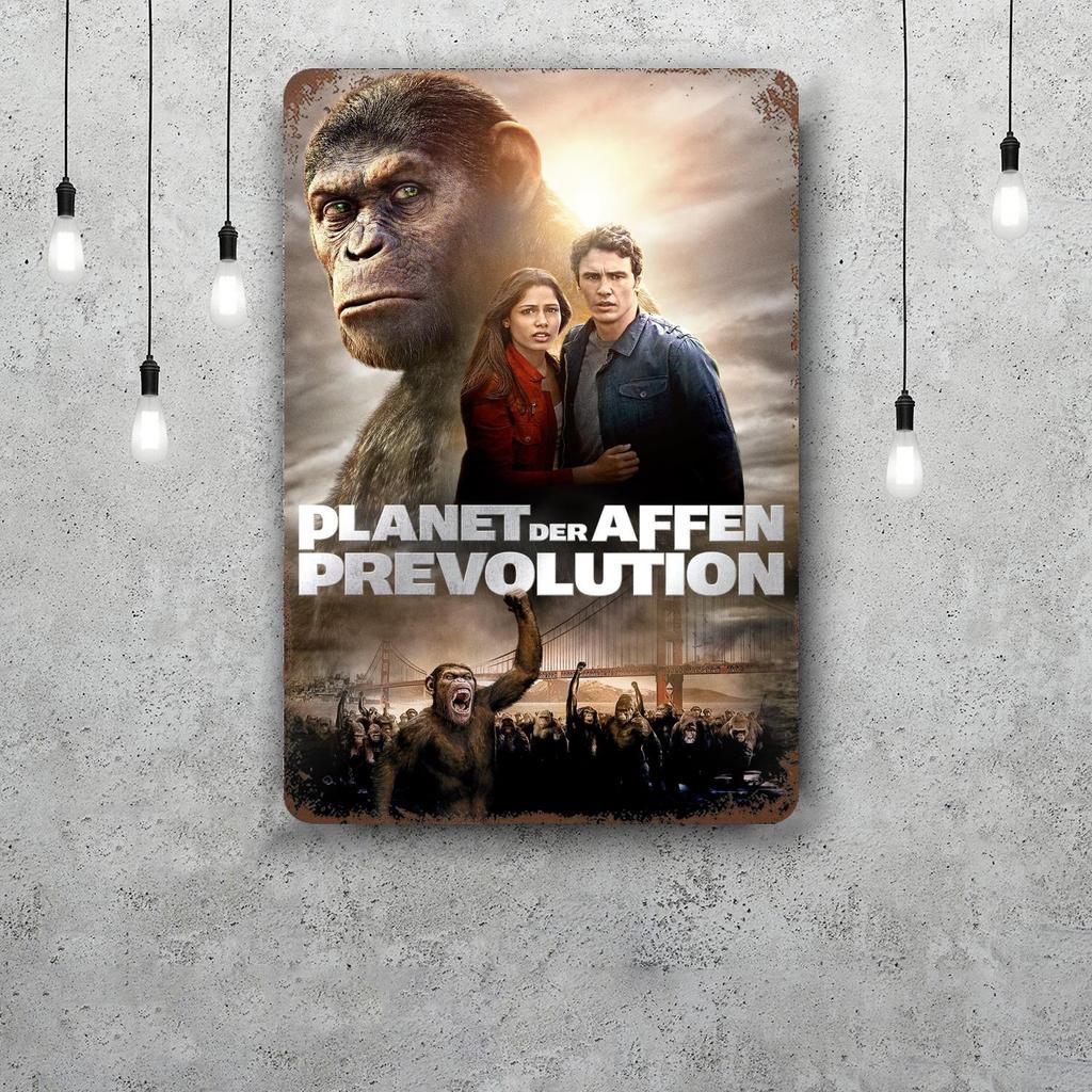 planet of the apes movie Vintage Metal Tin Signs Posters Decor Retro Metal Plaque Wall Art Decor for Garage Bar