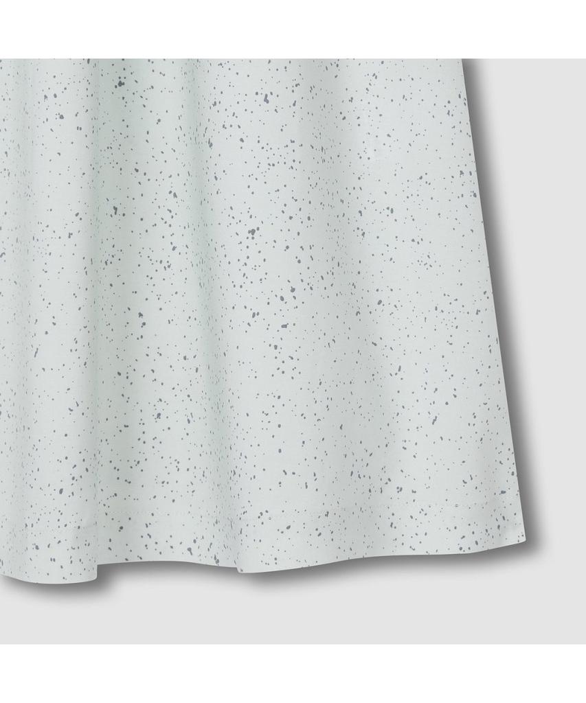 Женское короткое платье-пижама Jaju из вискозы в горошек_Светло-мятный