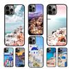 Oia Santorini Greece Mobile Phone Cases Cover For iPhone 17 Air 16 15 14 12 13 11 Pro MAX apple Plus SE2020 Coque