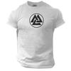 Valknut T Shirt Gym Clothing Bodybuilding Training Workout Exercise Boxing MMA Karate Vikings Fallen Heroes Odin Thor Loki Men Tee Top