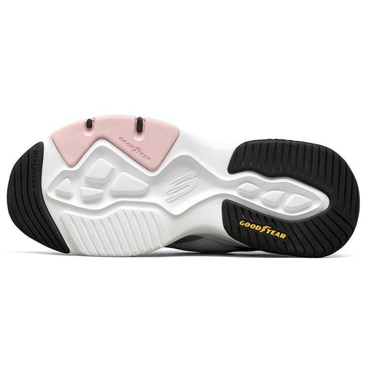 Skechers D'LITES Текстиль, Синтетическая кожа Низкие кроссовки на массивной подошве Женские Белый Черный Розовый 149492-WBPK