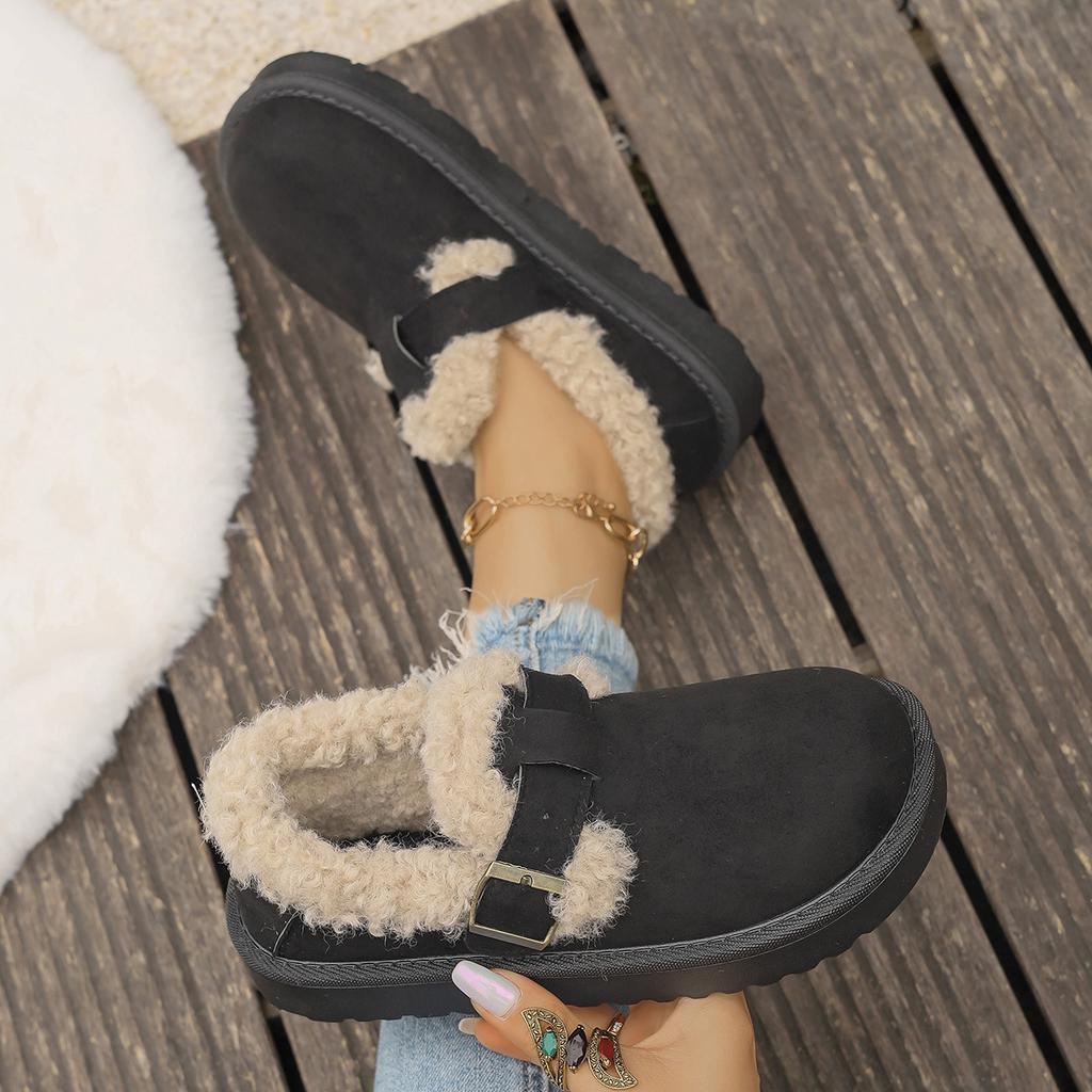 Women's Wide Width Platform Birkenstocks, Thickened Winter Clogs, Outdoor Comfort Slippers for Women