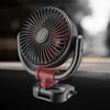 USB-автомобильный вентилятор, вращающийся на 360 градусов, мощный, Plug-Play, высокоскоростной, ультра-тихий вентилятор, персональный охлаждающий кондиционер, автозапчасти