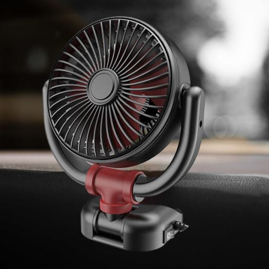 USB-автомобильный вентилятор, вращающийся на 360 градусов, мощный, Plug-Play, высокоскоростной, ультра-тихий вентилятор, персональный охлаждающий кондиционер, автозапчасти