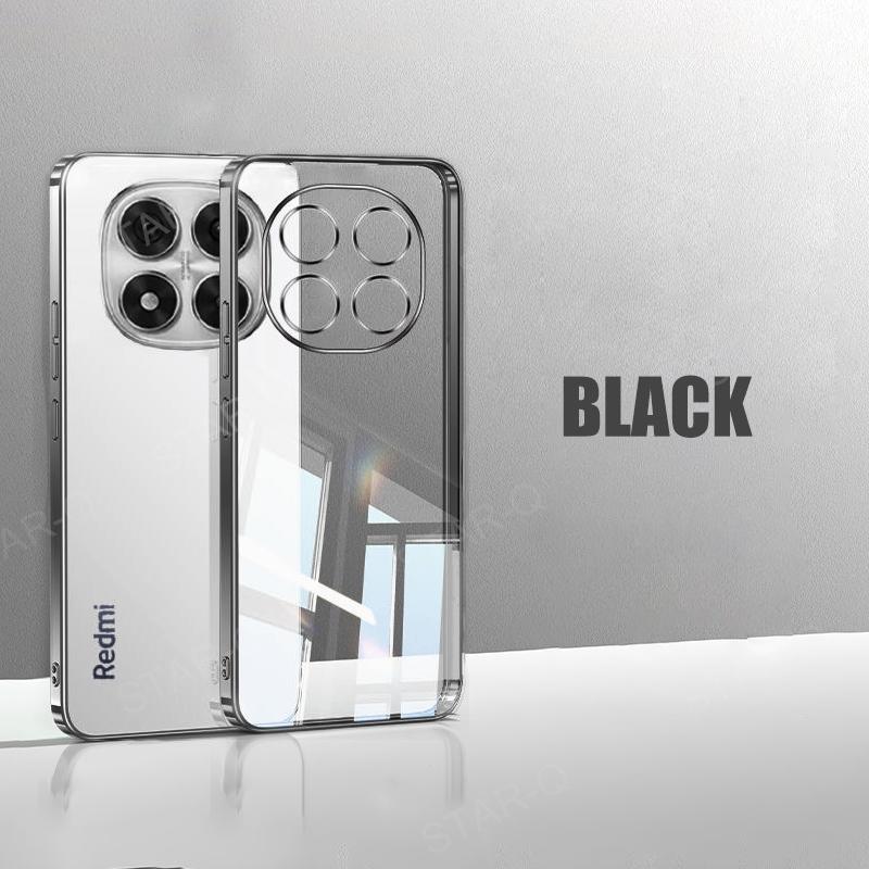 Note14 14pro Plating Transparent Case For Xiaomi Redmi Note 14 Pro Plus 4g g Soft Silicone Clear Back Cover Note14pro