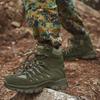Men Adventure Outdoor Khaki Combat Boots Plus Size Jungle Cross-country Hiking Shoes Green Desert Boots